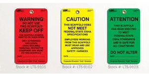 Warning & Safety OEM Tags